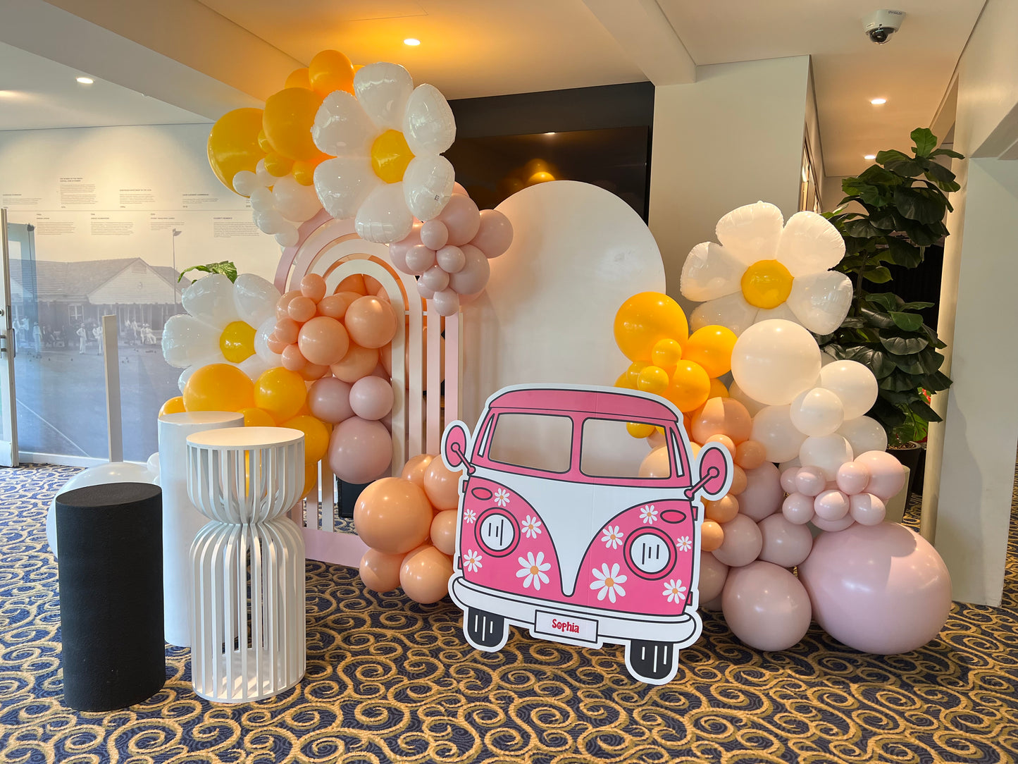 Flowers Balloon Garland