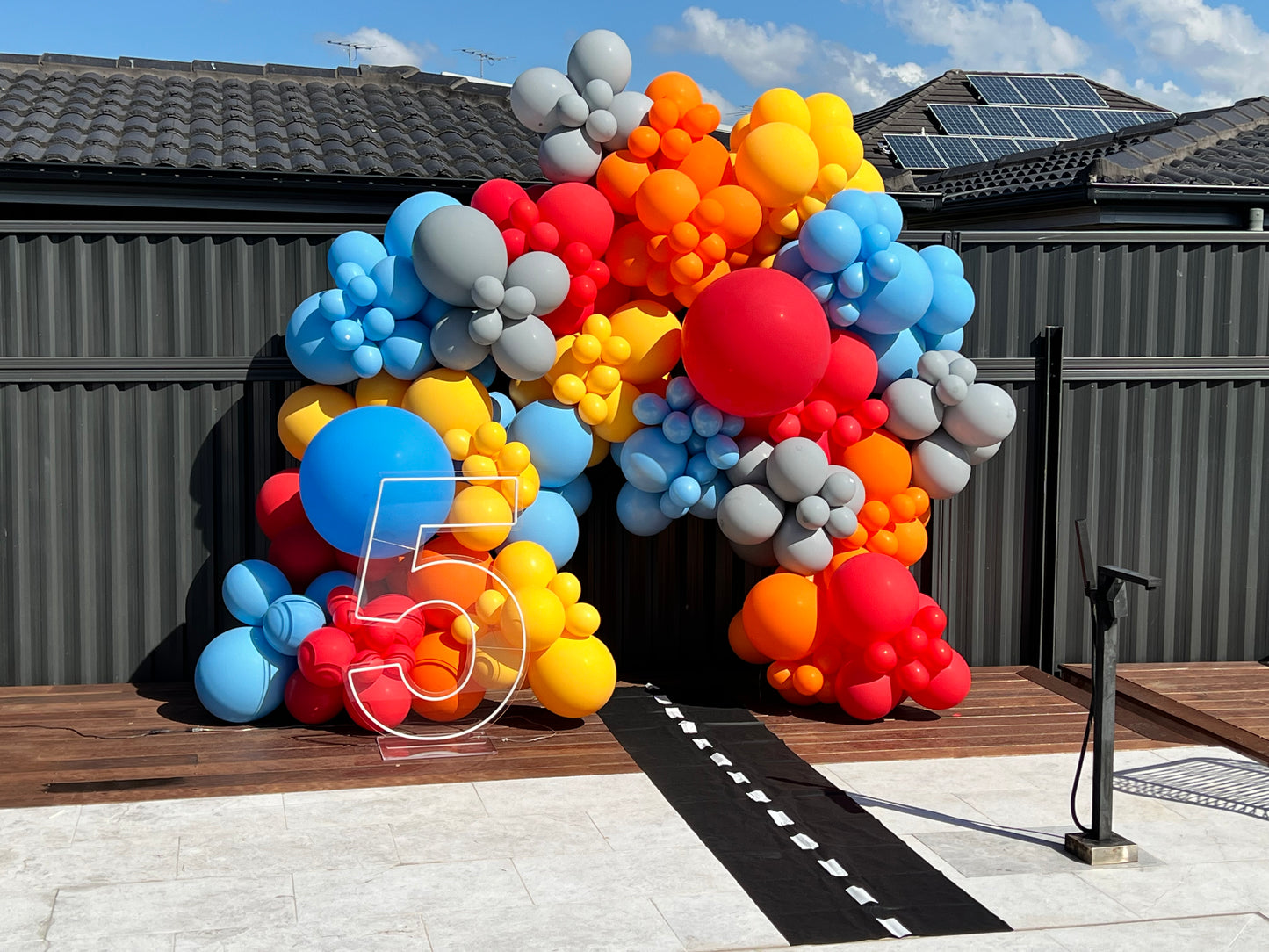 Racing Car Themes Balloon Garland