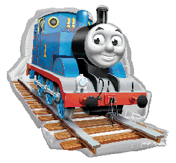 Thomas Foil Shape and 9 Balloon bouquet