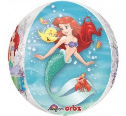 Ariel mermaid Orbz Foil Helium balloon Bouquet