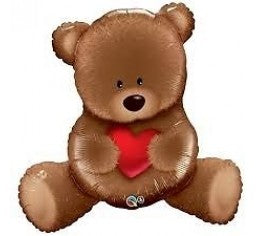 Teddy Bear foil shape Helium Balloon bouquet