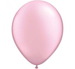 75 Pink, Gold & White ceiling helium balloons