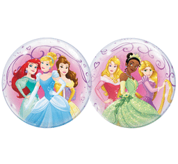 Disney Princess bubble Helium balloon Bouquet