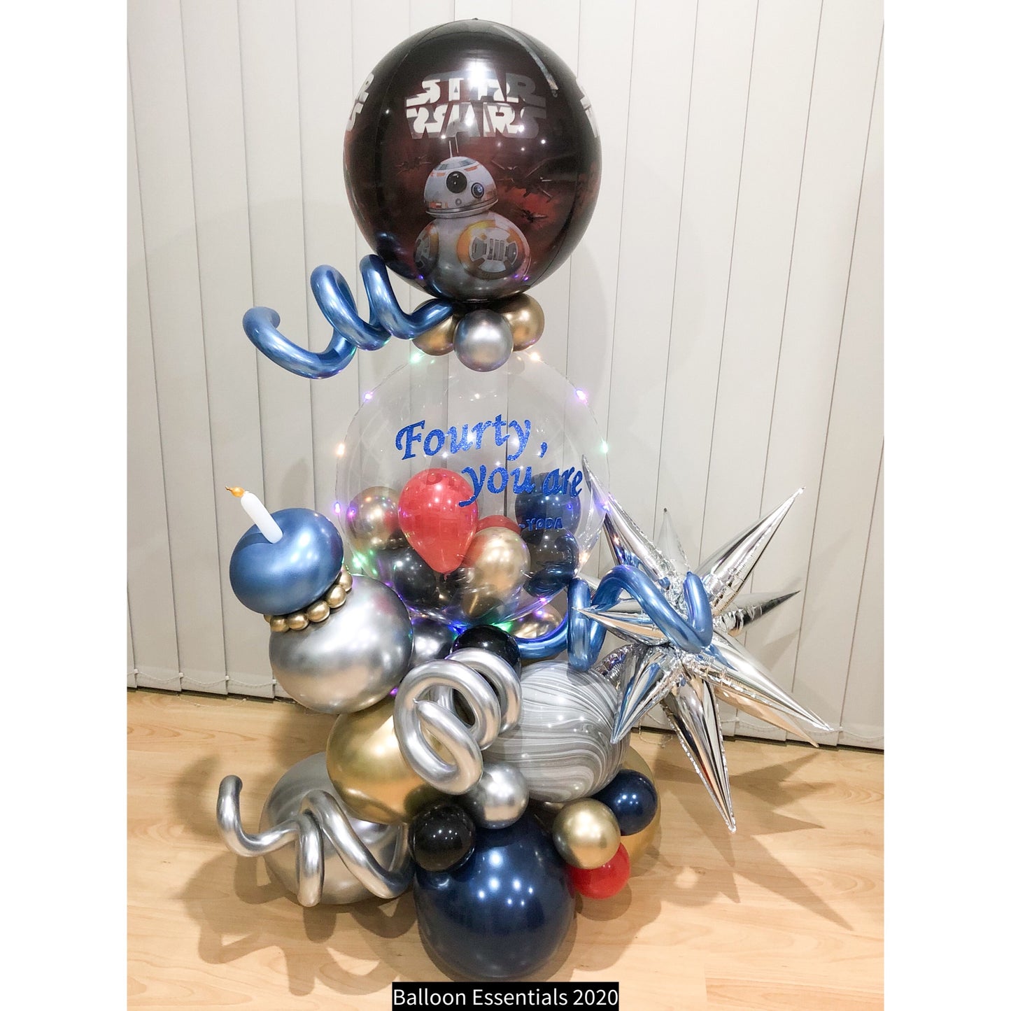 40th Birthday Star War Balloon Marquee