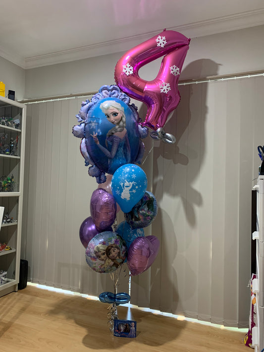 4th Frozen Helium Balloon Bouquets