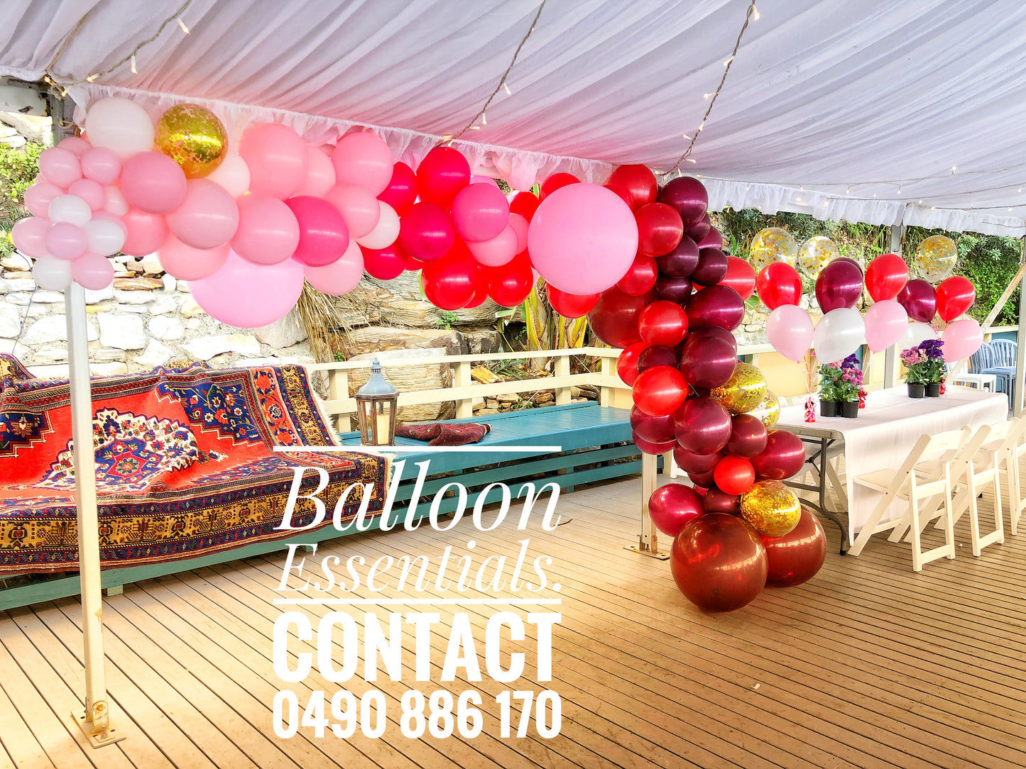 Organic Balloon Arch @ Cooge Beach