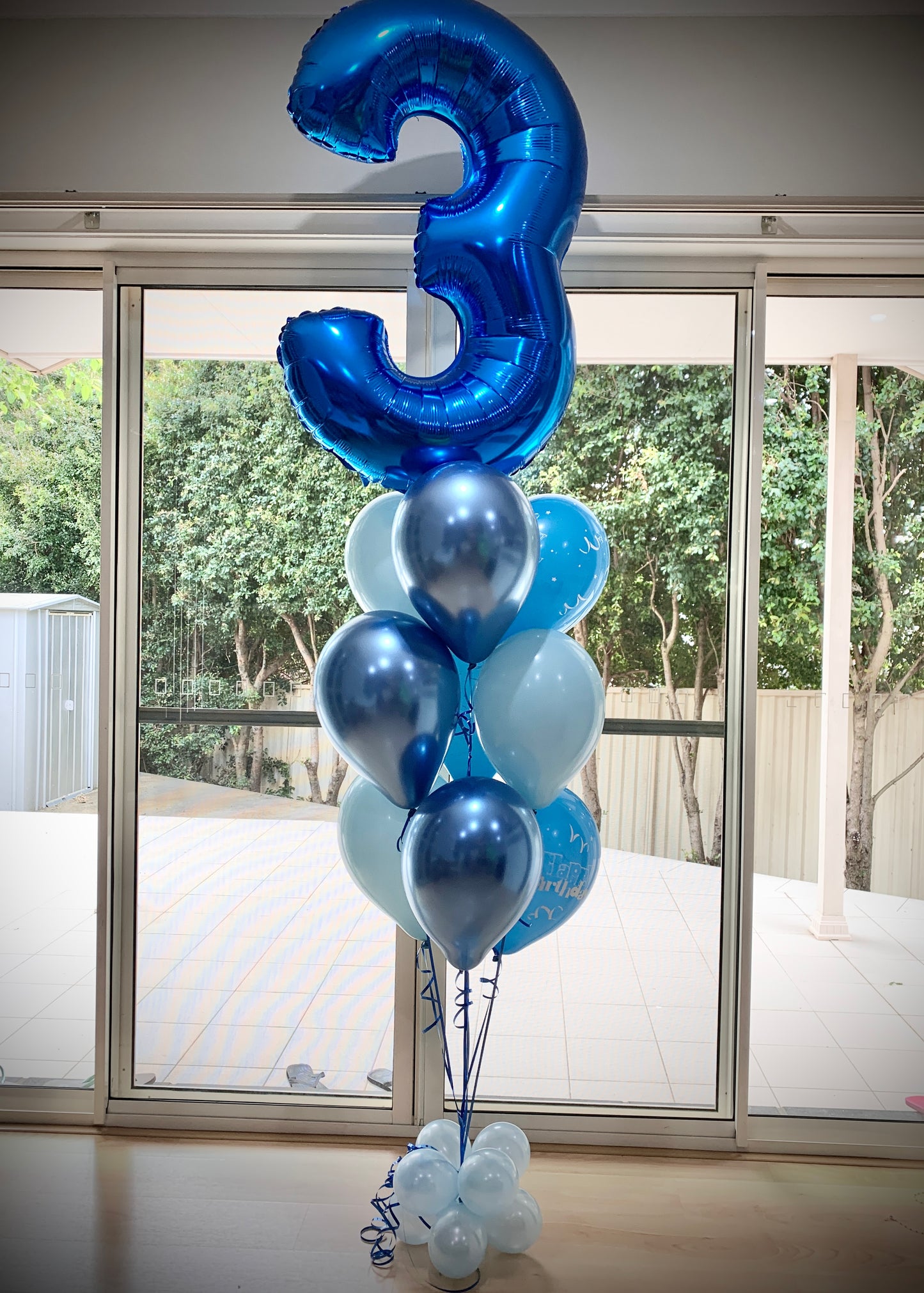 3rd Foil Shape Helium Balloon Bouquets