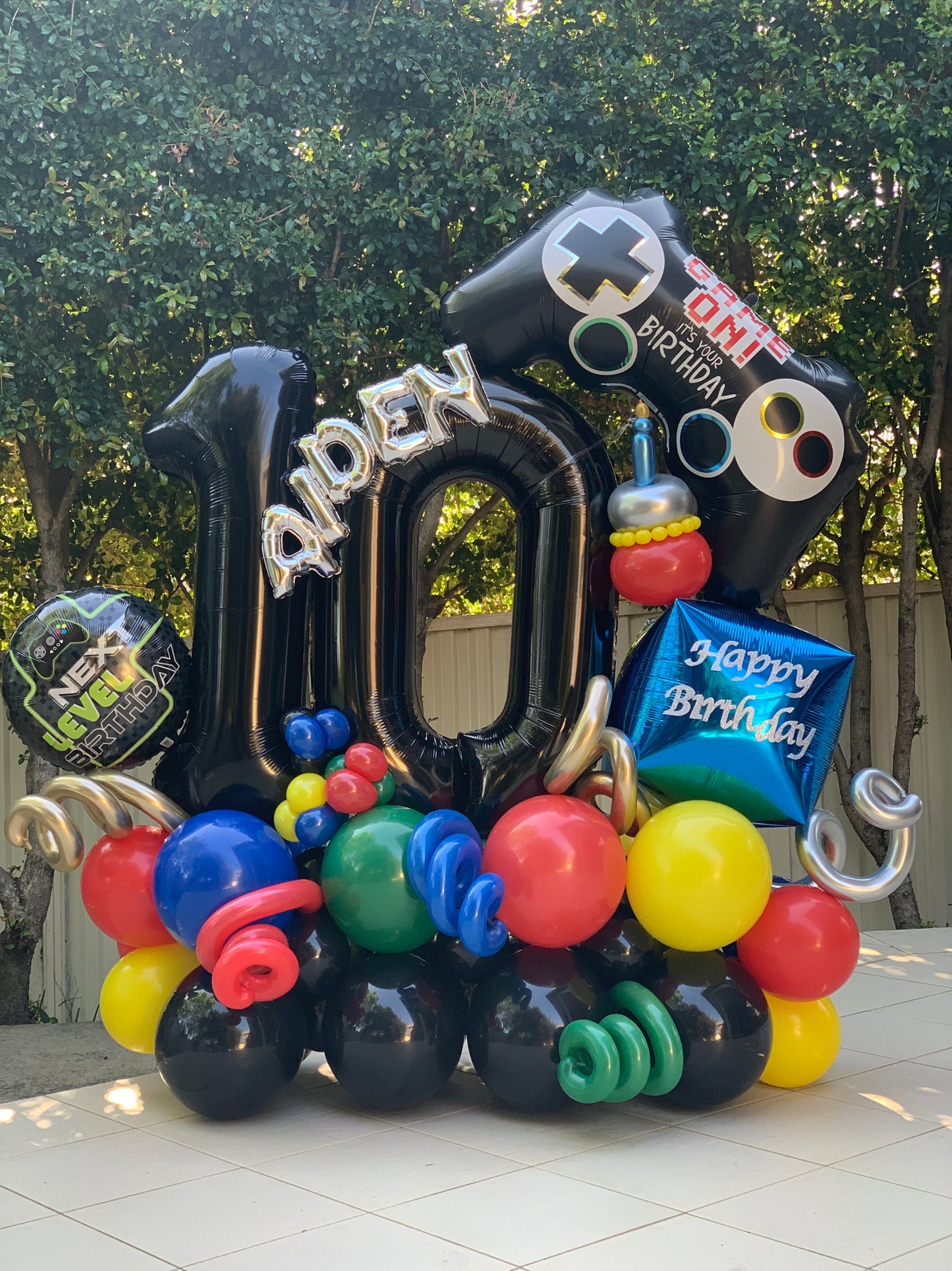 Aiden’s 10 Roblox Birthday Balloons Marquee