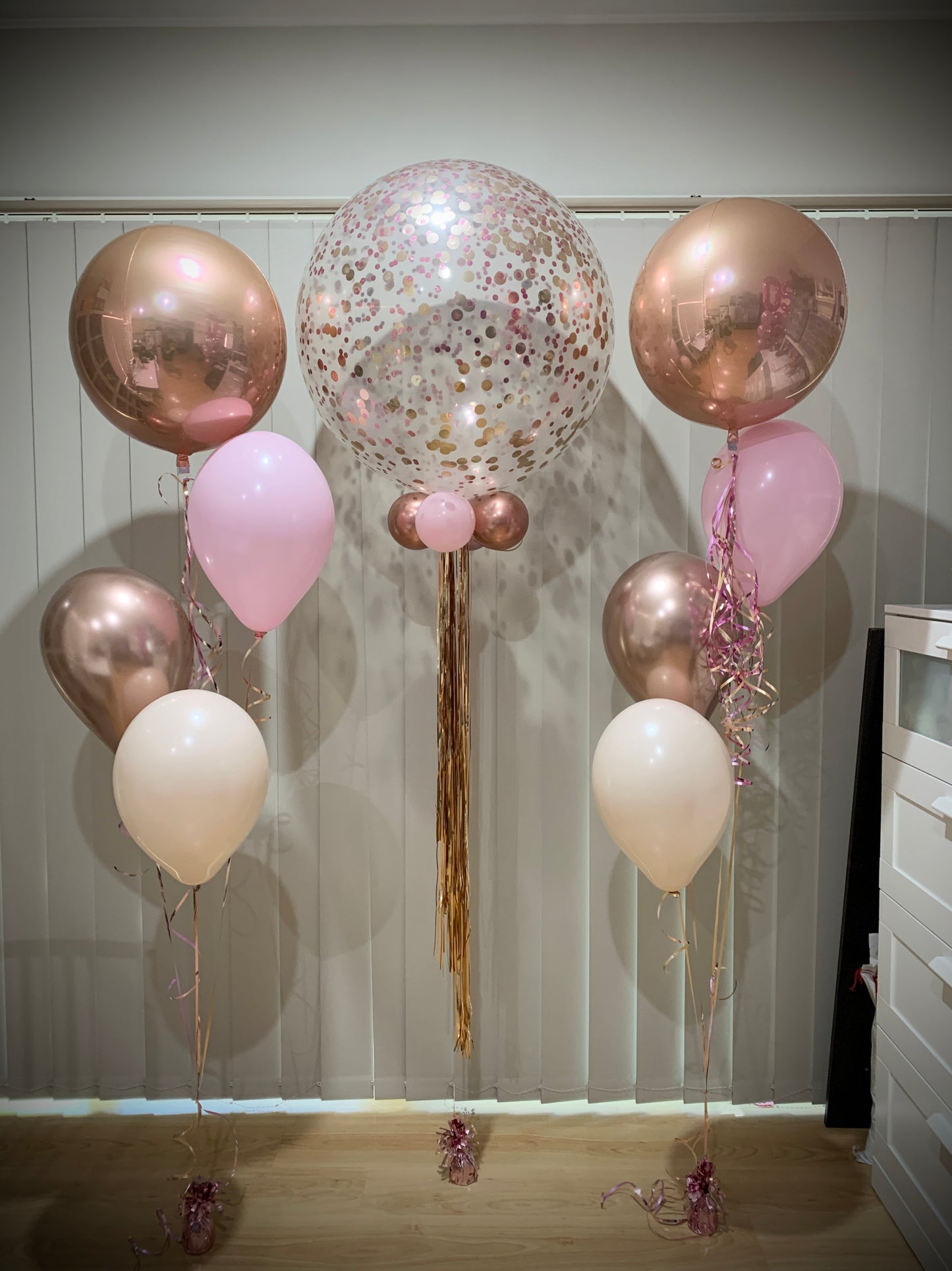 Confetti Helium Balloons Bouquets