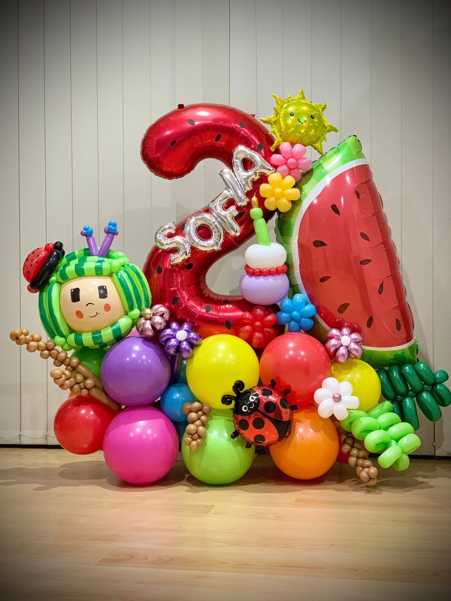 Sofia’s 2nd Cocomelon Birthday balloons Marquee