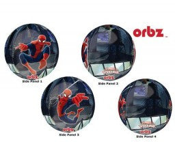 Spiderman Orbz helium balloon bouquet