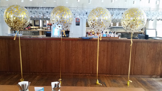 Gold Confetti Balloon 