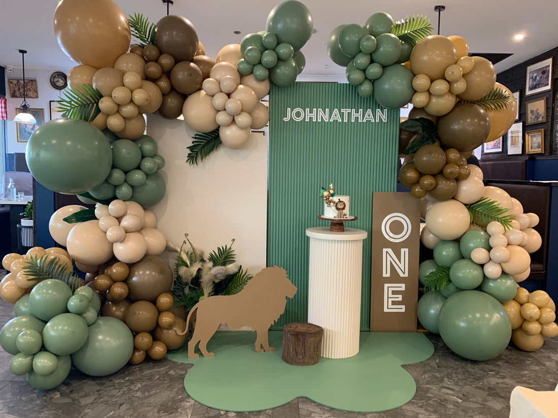 Jonathan 1st Birthday Jungle Themes