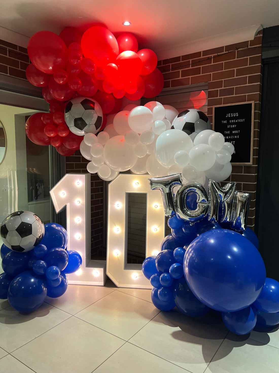 10th Birthday Party - Soccer Ball