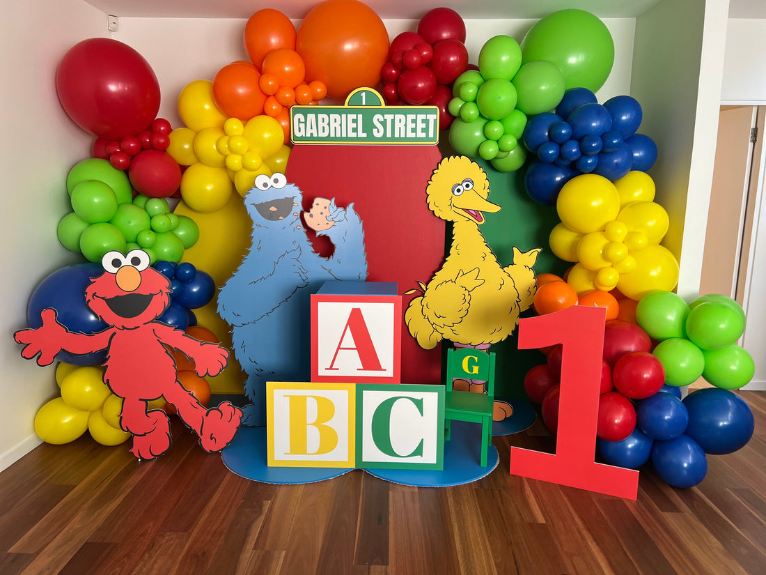Sesame Street Balloon Garland