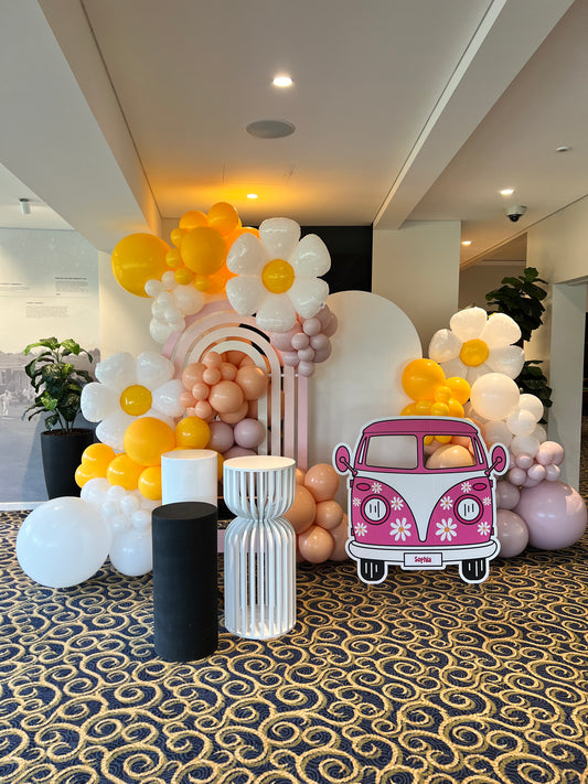 Flowers Balloon Garland