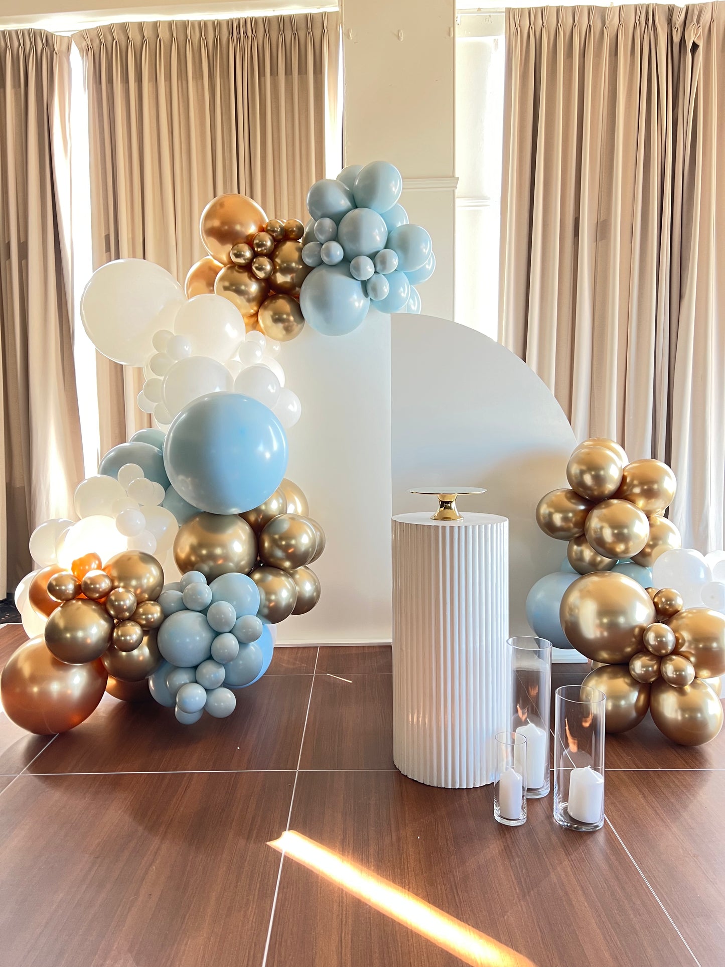 Christening Balloon Garland