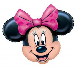 Minnie Foil Shape helium Balloon bouquet