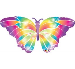 Butterfly Foil Shape and 9 Balloon bouquet