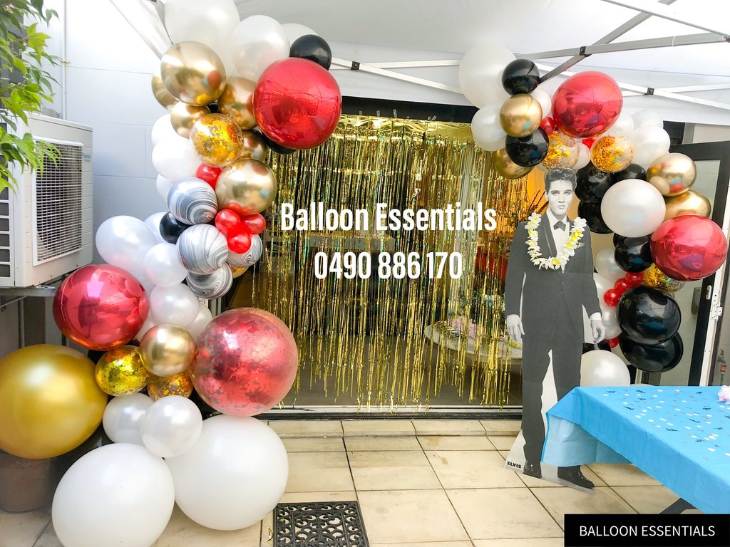 Organic  Balloons Arch - Carol 50th Birthday Party@Paddington