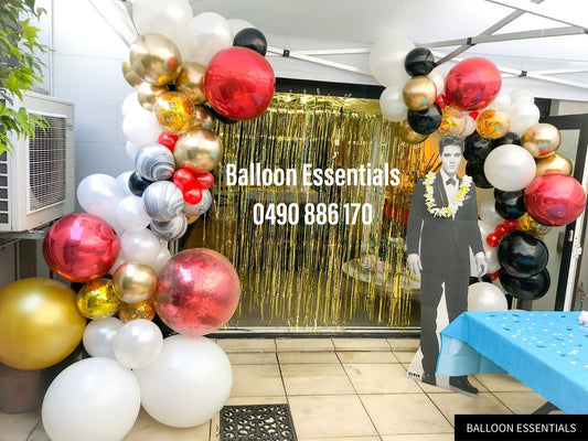 Organic  Balloons Arch - Carol 50th Birthday Party@Paddington