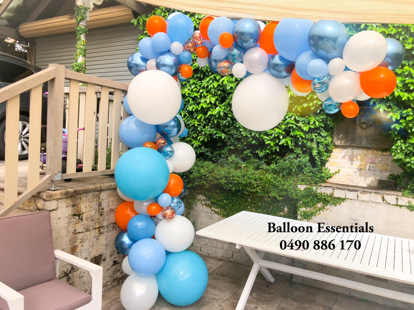Organic Arch Birthday Party