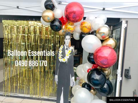 Organic  Balloons Arch - Carol 50th Birthday Party@Paddington