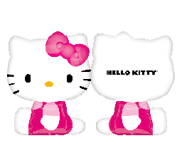 Hello Kitty Foil Shape helium Balloon bouquet