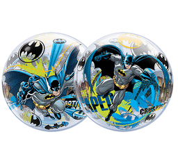 Batman bubble and 9 helium balloon  bouquet