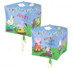 Peppa Pig CUBEZ  helium Balloon bouquet
