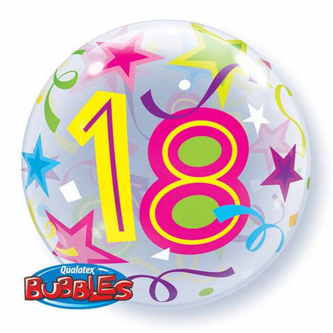 18th Birthday  Bubble Balloon bouquet
