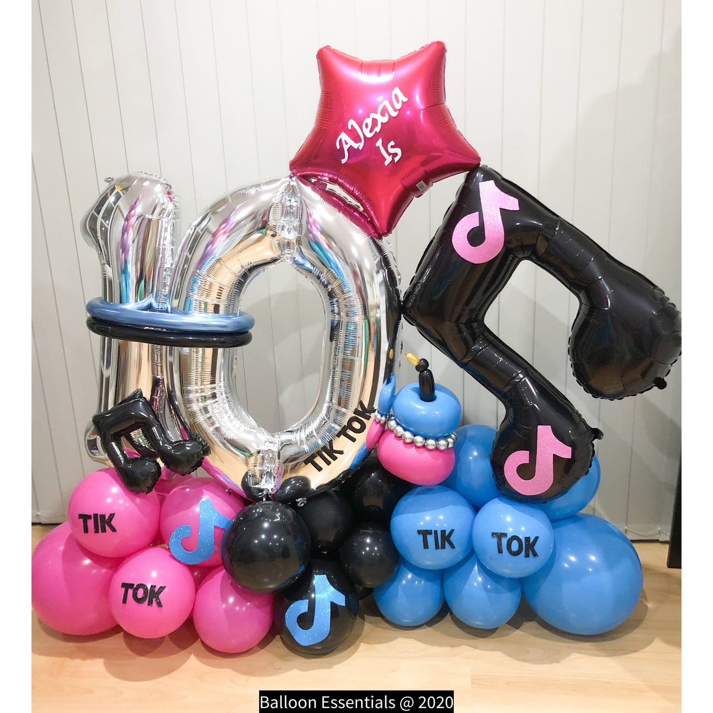 10th Birthday Tik Tok Balloon Marquee