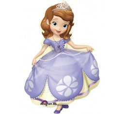 Sofia the first Foil Shape  helium Balloon bouquet