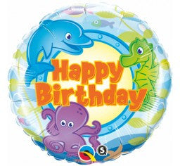 Under the sea 18inch foil helium Balloon Bouquet