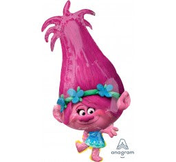 Trolls foil shape  helium bouquet