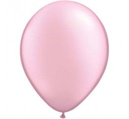 75 Pink, Gold  & White ceiling helium balloons