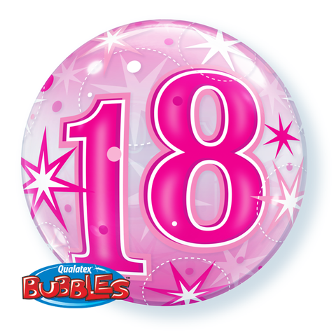 18th Birthday Bubble Balloon Bouquet