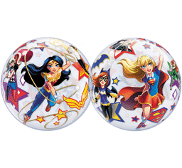 DC super hero bubble and 9  Helium balloon Bouquet