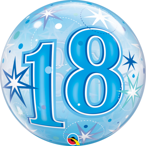 18th Bubble Balloon Bouquet