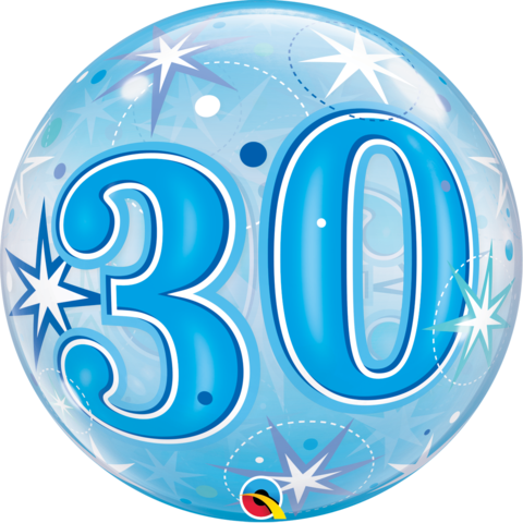 30th Bubble Balloon bouquet