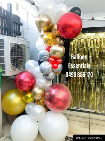 Organic  Balloons Arch - Carol 50th Birthday Party@Paddington
