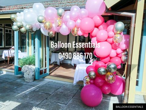 Organic  Balloon Arch - Baby Shower @ Teahouse Vauclause
