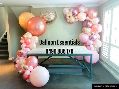 Organic  Balloons Arch - Eden 1st Birthday Party@Narumburn