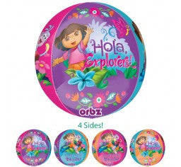 Dora Orbz Foil   Helium balloon Bouquet