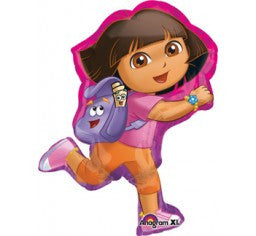 Dora Foil Shape  helium  Balloon bouquet
