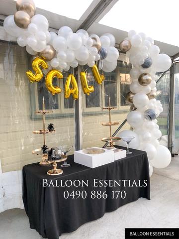 Organic  Balloons Arch- 21st birthday @Earlwood