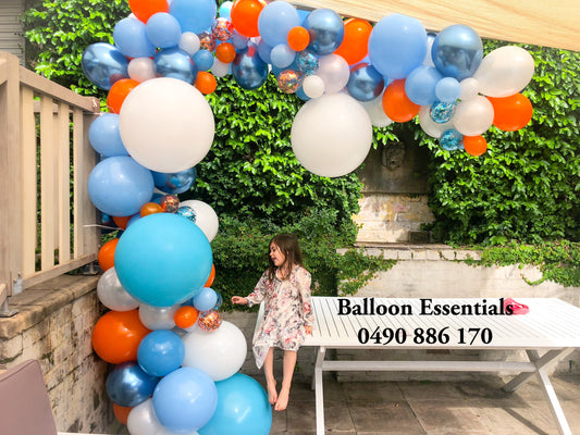 Organic Arch Birthday Party