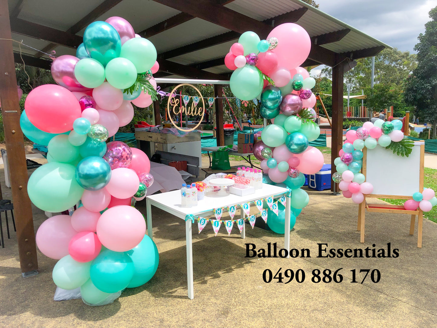 Emilie First Birthday Flamingo Themes
