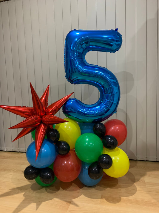 5th Birthday  Balloon Marquee
