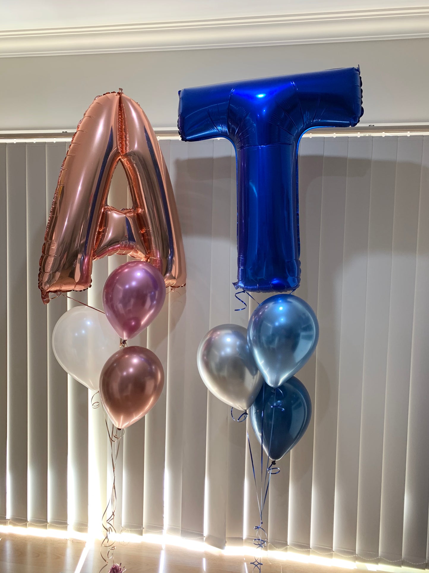 Alphabet Letter Foil Balloon Bouquets
